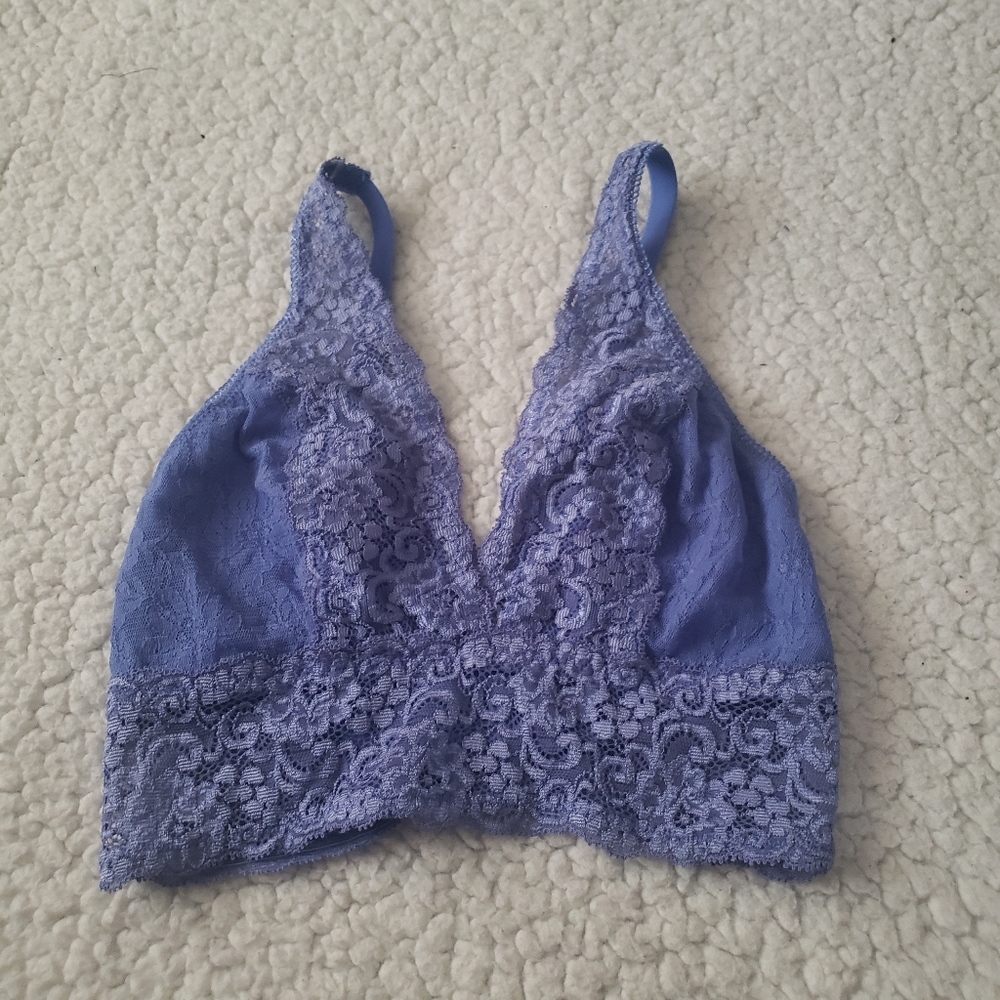 Soma bralette in periwinkle, size xs.
